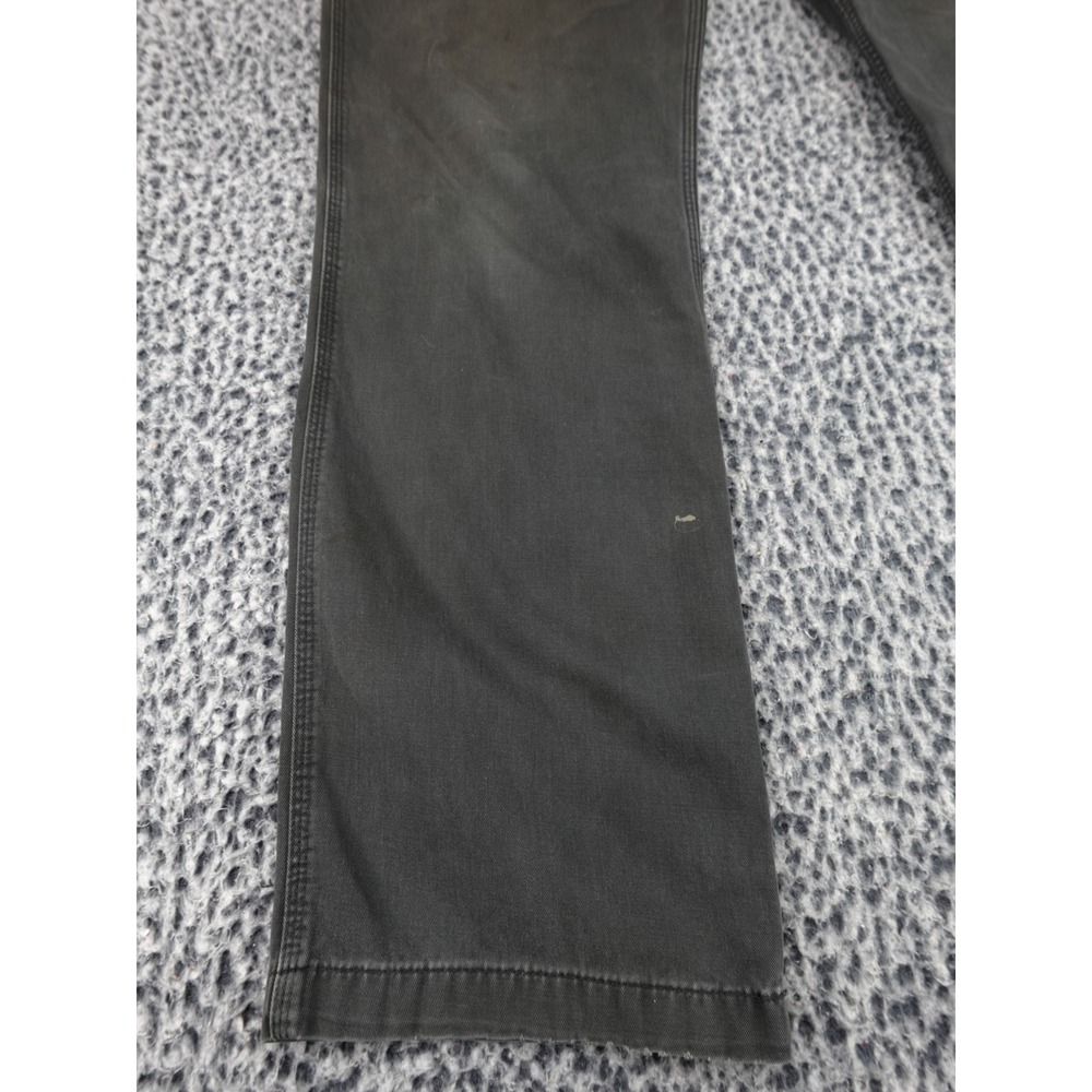 Carhartt Carpenter Pants‎ Mens 36x36 Dark Gray Distressed Workwear Cotton Canvas - Picture 5 of 12